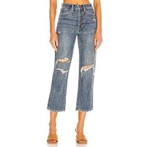 Pistola Charlie Exposed Button Fly Jeans Multi Wash Distressed Size 25